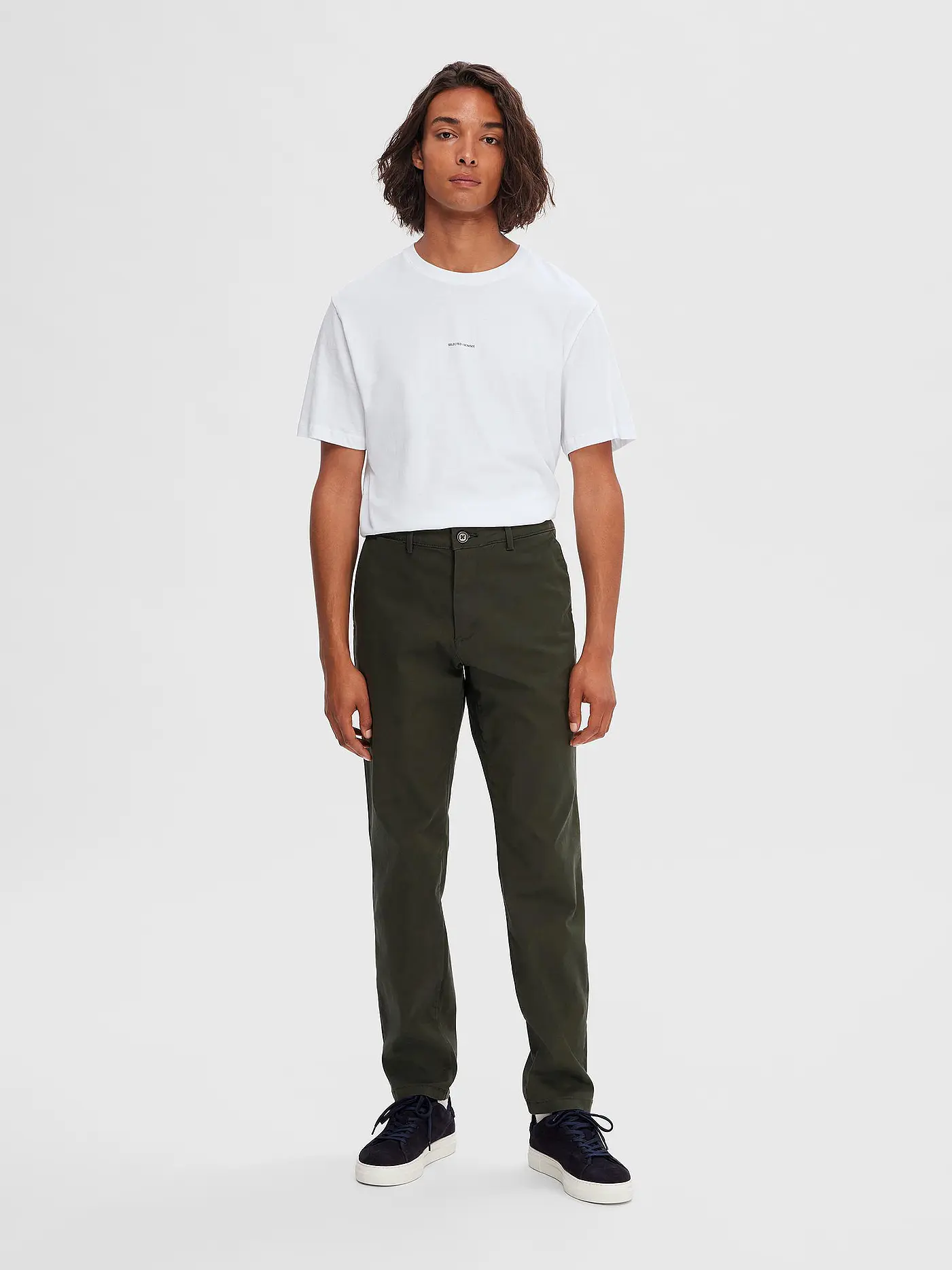 SELECTED | Chino Slim Fit SLHSLIM | olive